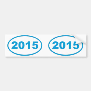 2015 cyanblå bildekal