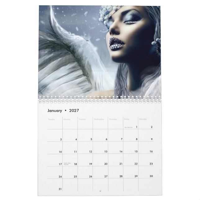 2015 drömmar av Geneva kalender för 15 månad (Jan 2027)
