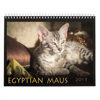 2015 egyptiska Mau kalender: Katter av Pharoahsen Kalender