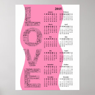2015: Ett år för Kärlek, årskalender Poster
