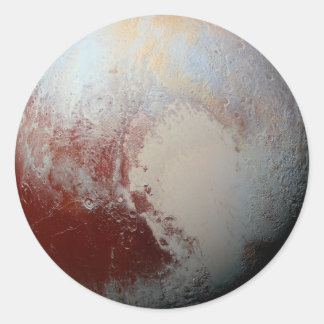 2015 Foto av Planet Pluto av NASA's New Horizons Runt Klistermärke