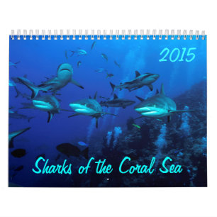 2015 hajar av korallhavskalendern kalender