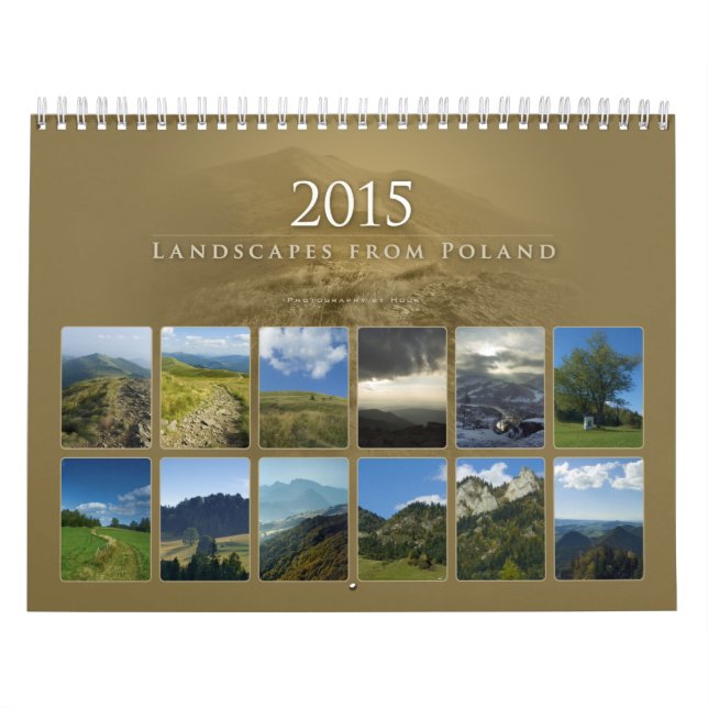 2015 Landscapes från Polen - Kalender (Omslag)