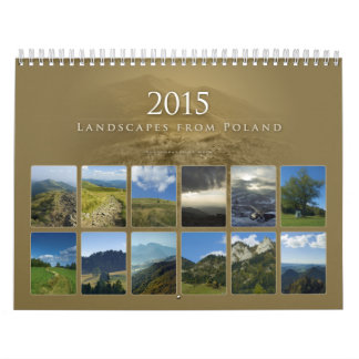 2015 Landscapes från Polen - Kalender