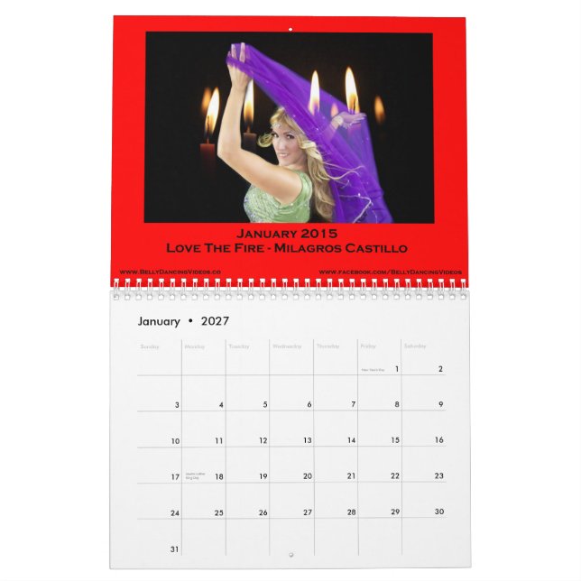 2015 magdans kalender (Jan 2027)
