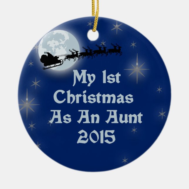 2015 min 1st jul som en moster julgransprydnad keramik (Framsidan)