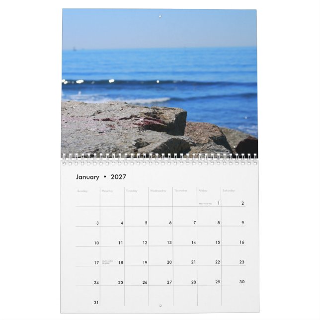 2015 Nära kusten Kalender (Jan 2027)
