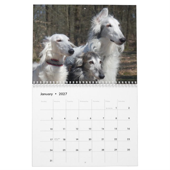2015 Silken Windhounds Kalender (Jan 2027)