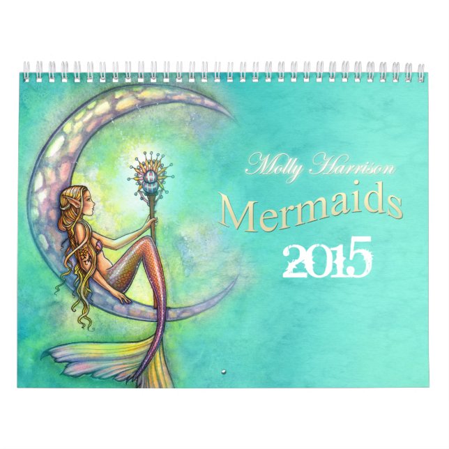 2015 Sjöjungfru Calendar by Molly Harrison Kalender (Omslag)