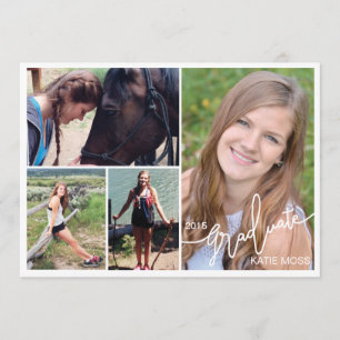 2015 Studenten-meddelande 4 FotoRosa Inbjudningar
