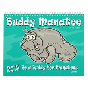 2015 var en kompis för ManateeskompisManatee Kalender