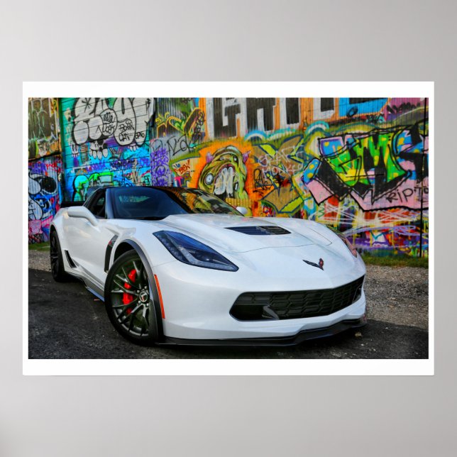 2015 Z06 Corvette Poster (Framsidan)