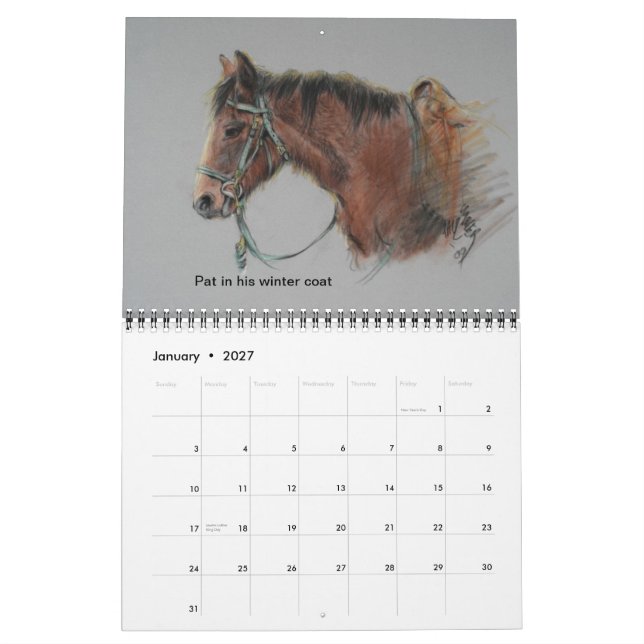 2015Morgan Horse Ranch, PRNS-kalender Kalender (Jan 2027)