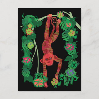 2016 år av apavykorten helg vykort