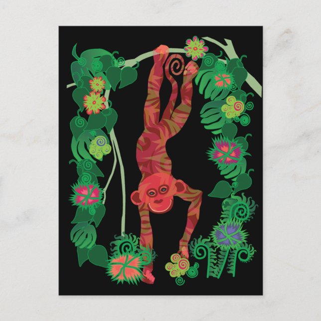 2016 år av apavykorten helg vykort (Framsida)