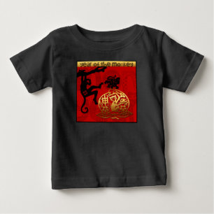 2016 år av det kinesiska nya året för apa t-shirt