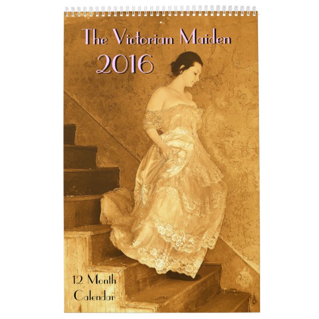 2016 års kalender för Victorian Maiden (Omslag)