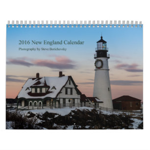 2016 års kalender i New England