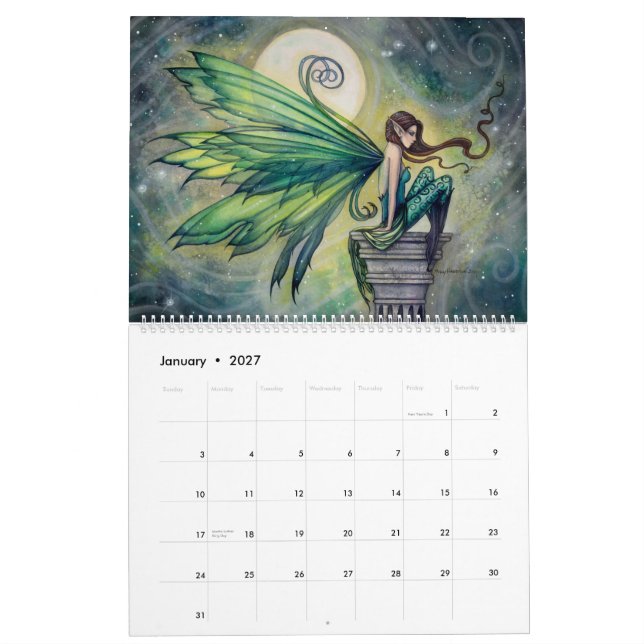 2016 års mejerikalender från Molly Harrison Fantas Kalender (Jan 2027)