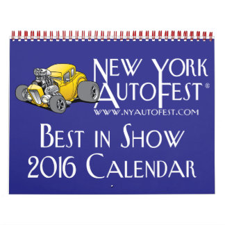 2016 års New York AutoFest-kalender Kalender