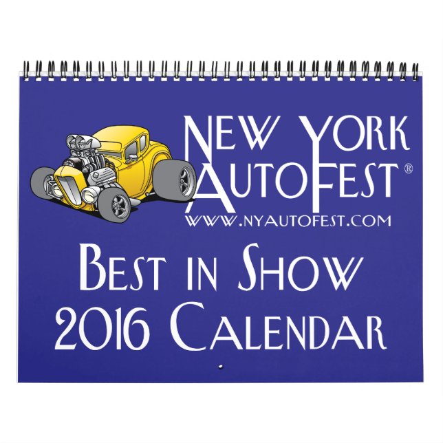 2016 års New York AutoFest-kalender Kalender (Omslag)