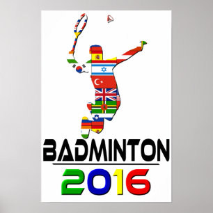 2016: Badminton Poster
