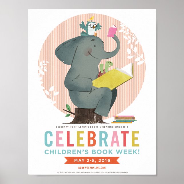 2016 Barns Bok-vecka Poster (Framsidan)