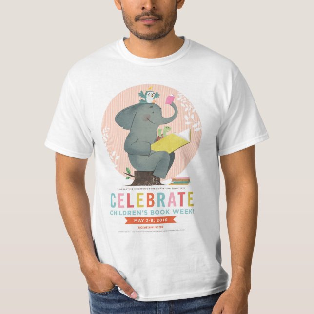 2016 barns skjorta för bokvecka t-shirt (Framsida)