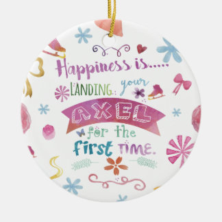 2016 beställnings- konståkningprydnad julgransprydnad keramik