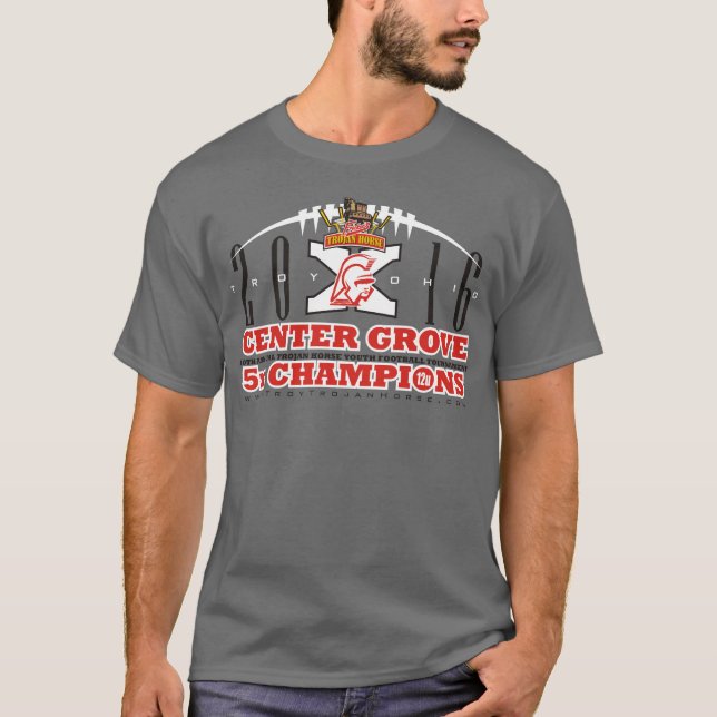 2016 Centre Grove Trojan Horse Champions Tee (Framsida)