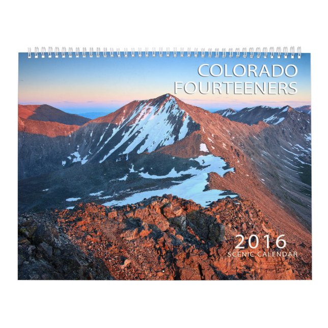 2016 Colorado Fourteeners Calendar Kalender (Omslag)