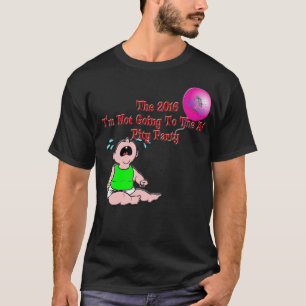 2016 förbarmande partymanar röd utslagsplats fö tee shirt