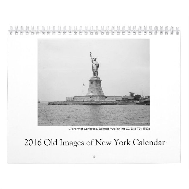 2016 gammala bilder av den New York kalendern Kalender (Omslag)