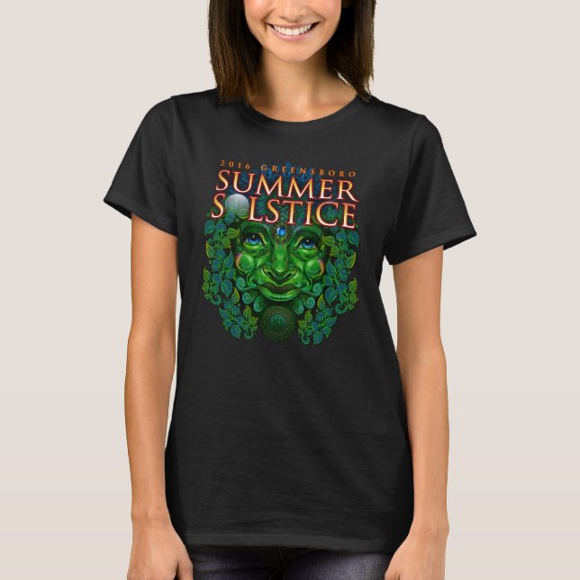 2016 Greensboro Summer Solstice Festival Souvenir T Shirt (Framsida)