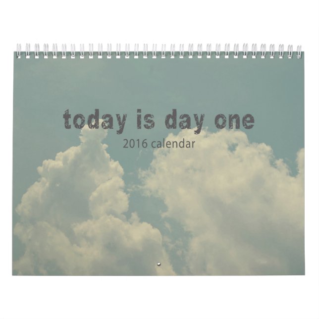2016 inspirera kalender - är i dag dag en (Omslag)