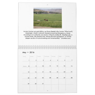 2016 kalender - iranska konster