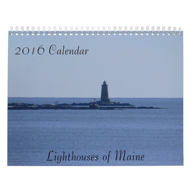 2016 Kalender Maine fyrar (Omslag)