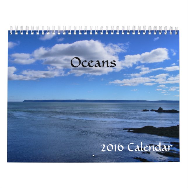 2016 Kalender- Ocean Kalender (Omslag)