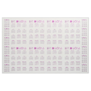 2016 Kalendern Tona Towel Fabric-typsnitt Tyg