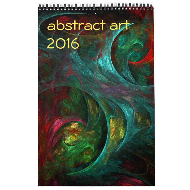 2016 Modern Abstrakt Konst Kalender (Omslag)