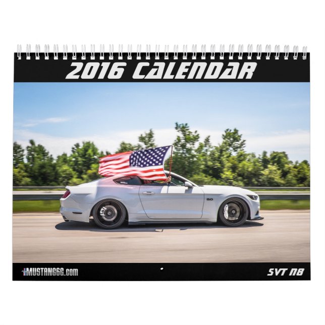 2016 Mustangkalender - mustang6.com Kalender (Omslag)