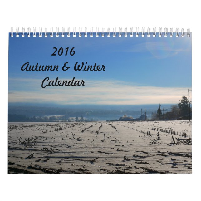2016 New England Höst & Vinterkalender Kalender (Omslag)