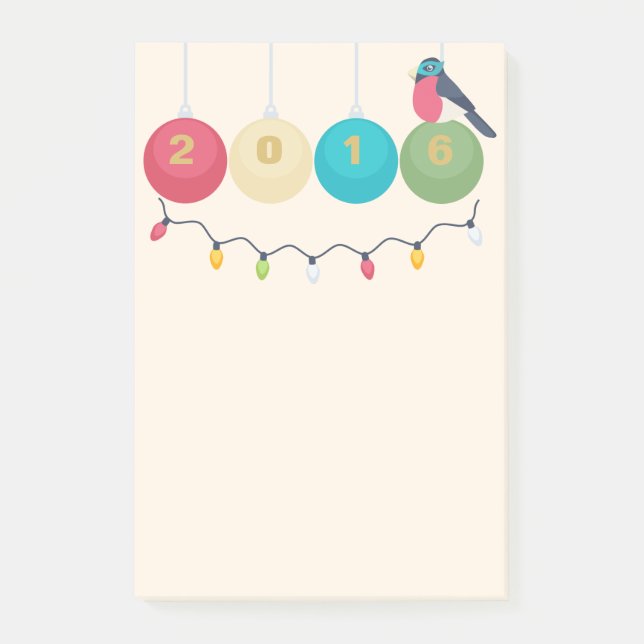 2016 - nytt år post-it block (Framsida)