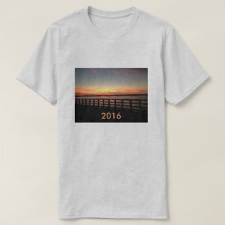 2016 överbrygga på solnedgången t-shirt