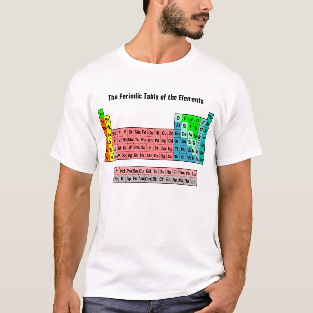 2016 Periodiska Systemet T-shirt (Framsida)