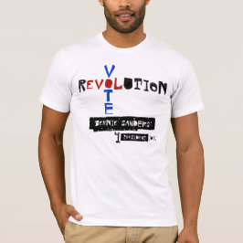 2016 rösta för revolution t-shirt