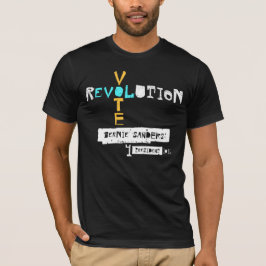 2016 rösta för revolution t-shirt