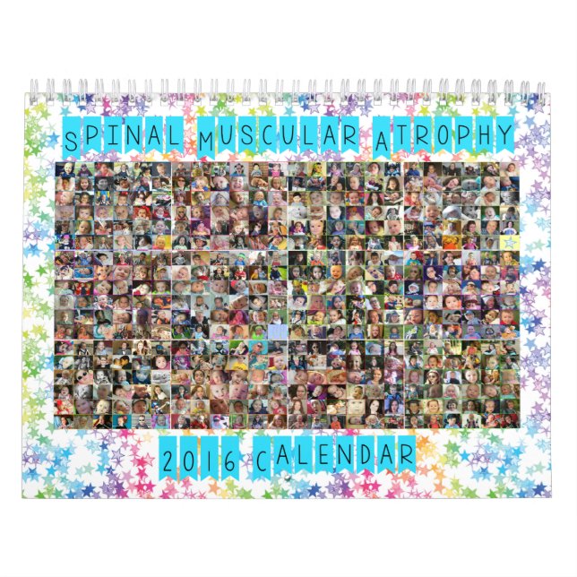 2016 ryggrads- muskulöst förtvinar (SMA) kalendern Kalender (Omslag)