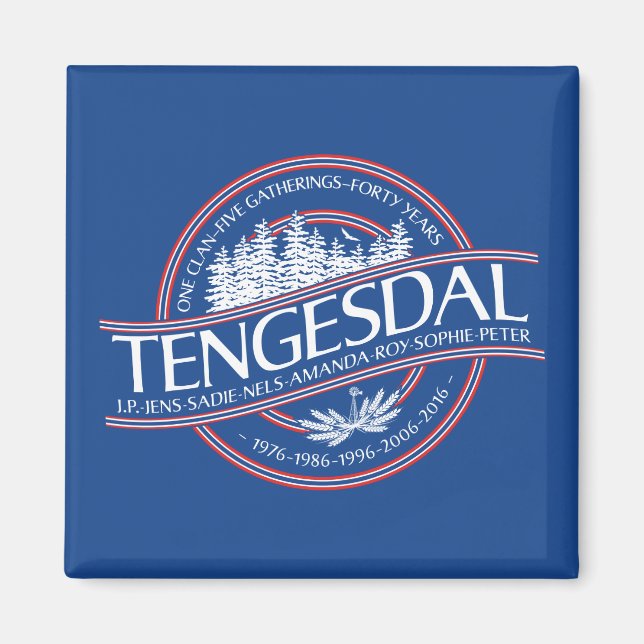 2016 Tengesdal Reunion Magnet (Framsidan)
