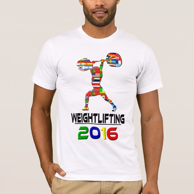 2016: Weightlifting Tee Shirt (Framsida)